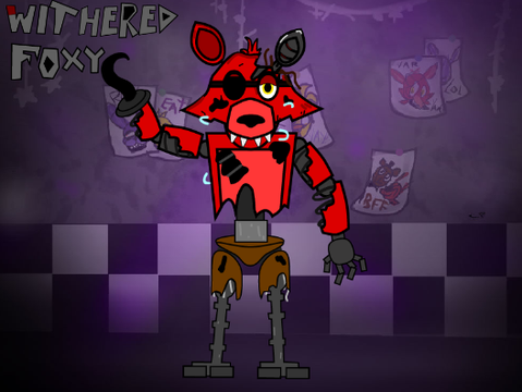 Withered Foxy Art