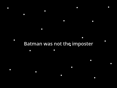 Batman vs. Darth maul
