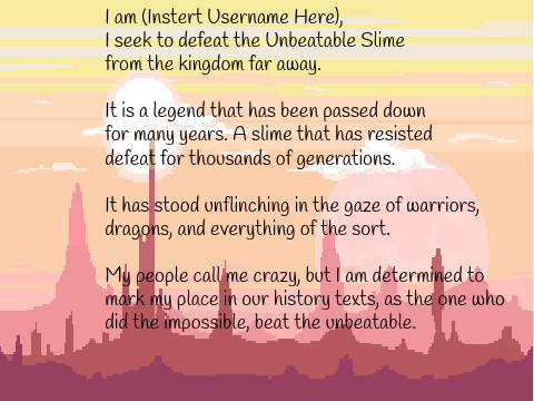 RPG Clicker... Story?