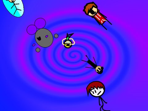 Add Yourself being sucked into a portal!