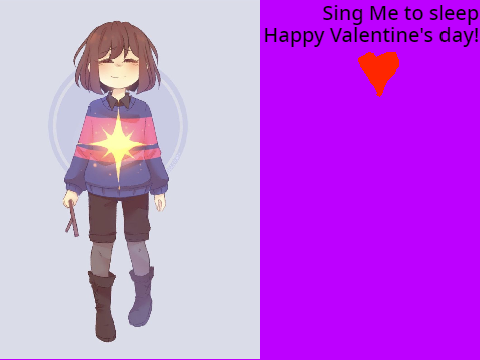 Sing me to Sleep//Gift// (Frisk)
