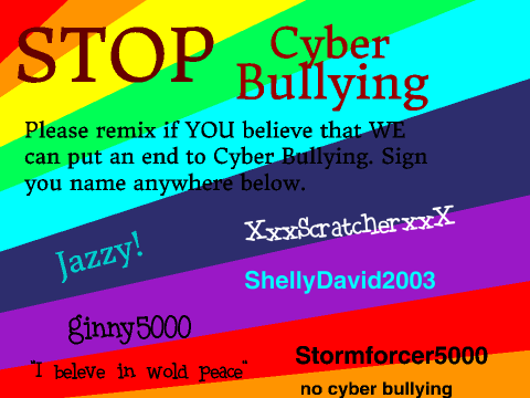 STOP Cyber Bullying and REMIX! remix remix remix remix