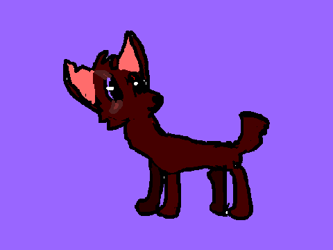 I used the tutorial and drew a dog!