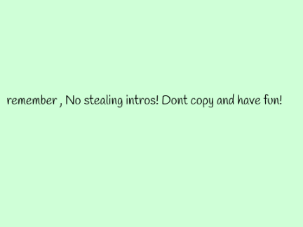 Comp create a intro :p