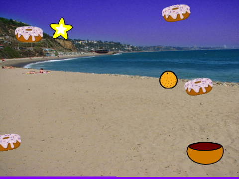 Fun fruit catcher game