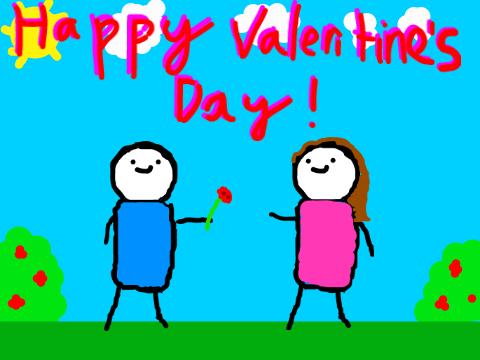Happy Valentine's Day! (A doodle from Doodle)