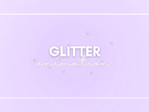 glitter animation.