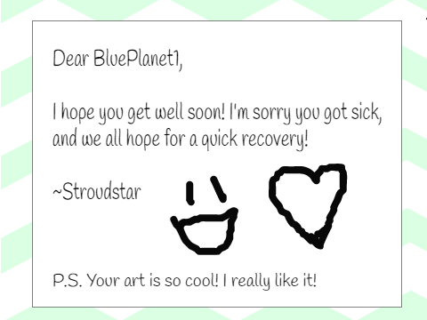 Get Well Soon Card for BluePlanet1