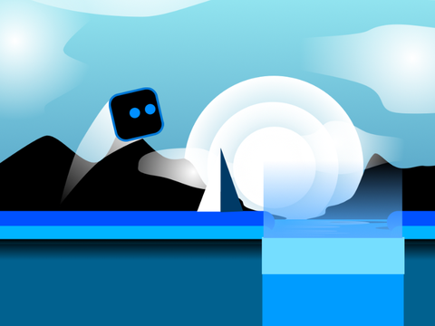 Sunrise platformer #game