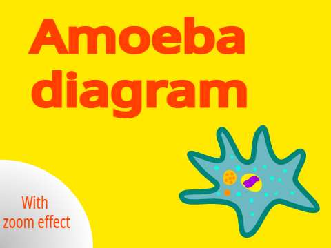 Amoeba diagram (With zoom effect)