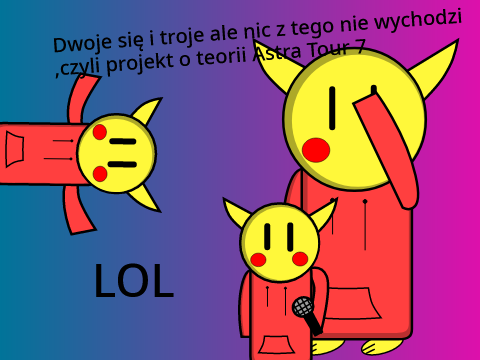Dwoję się i troje ale nic z tego nie wychodzi, czyli projekt o teori Astra Tour 7