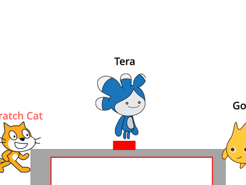 Scratch cat plays among us 3
