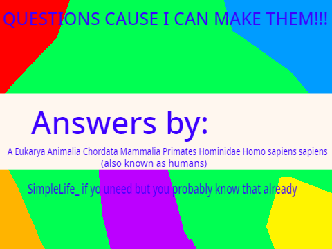 Random questions you can answer!!! remix