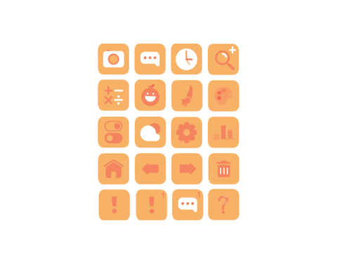Complete Icon Set but more icons and changed