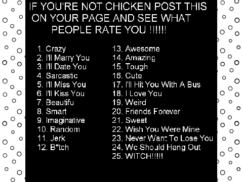 Rate me!  remix