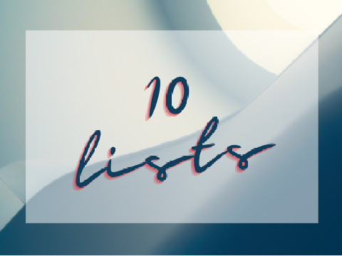 10 lists