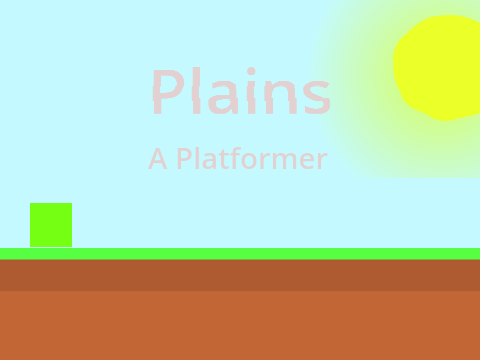 ☀Plains-A mobile friendly Platformer