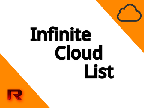 Infinite Cloud List || Editable