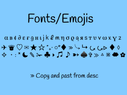 Fonts/Emojis