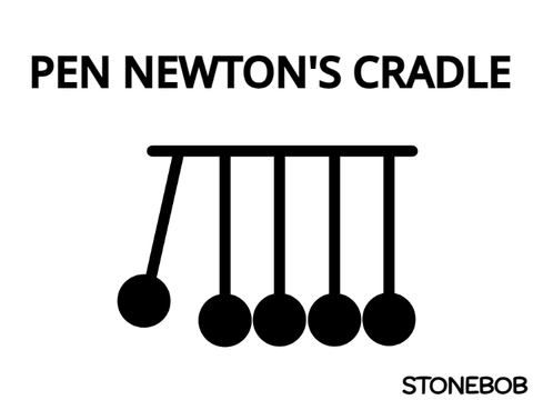 Pen Newton's Cradle