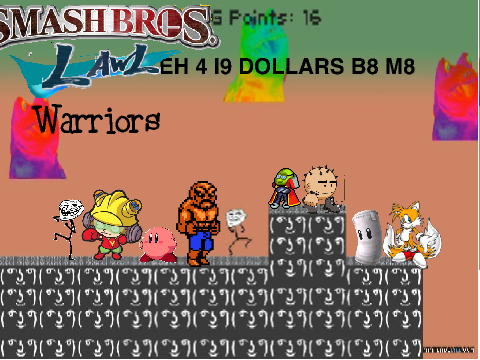 Smash Bros Lawl Warriors: Meme Run DLC Stage remix