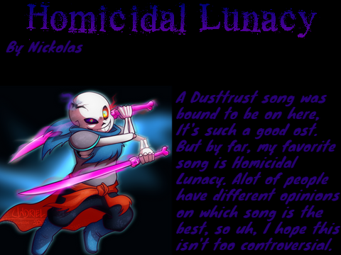 My Top 10 Undertale Fan Songs.