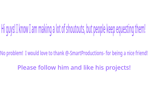 Shout out! MUST SEE!