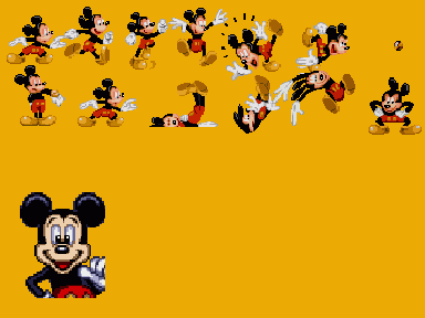 Mickey Mouse Sprites