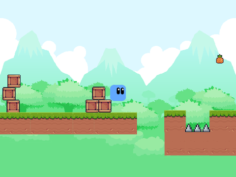 Scrolling platformer by KidsCodingPLayground
