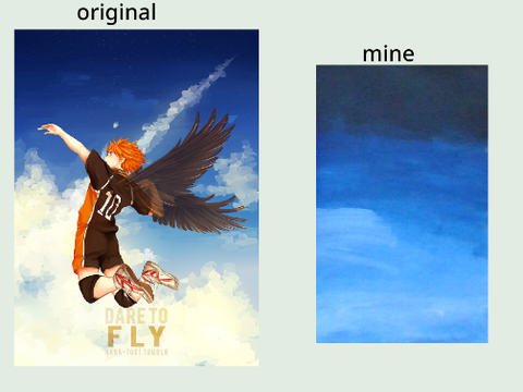 haikyuu!! painting 40% complete