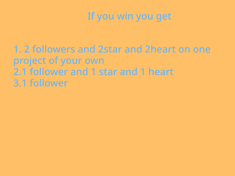 100 follower contest