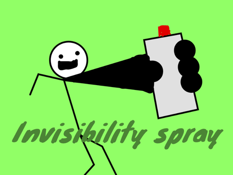 Invisibility spray 