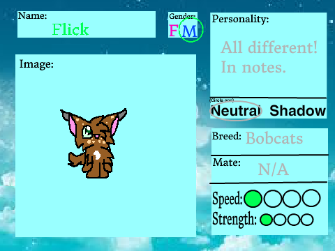 Rio RPG: Bio Sheet Lightning, Shed, and Flick