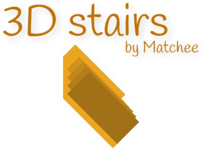 3D лестница (вид снизу)