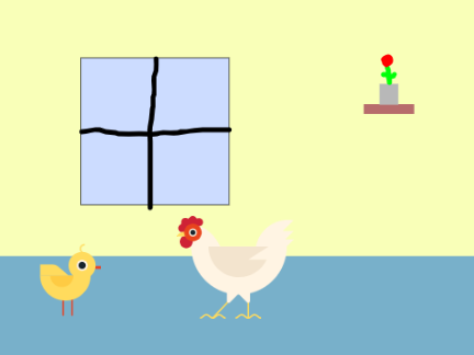 Little Chick Going to get some milk