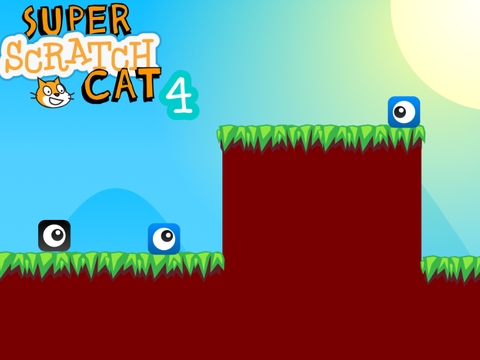 ☁ Super Scratch Cat 4 ☁ || A multiplayer scrolling platformer #scratch #games #game #all #bow… remix