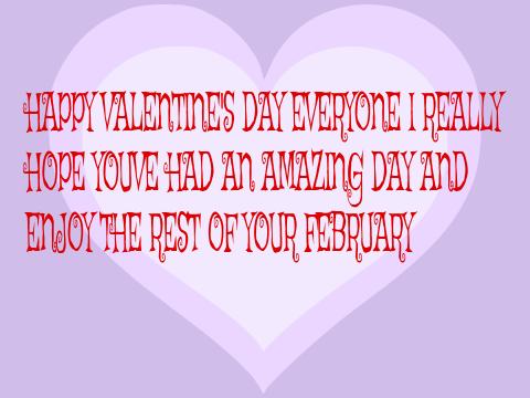 Valentine's day