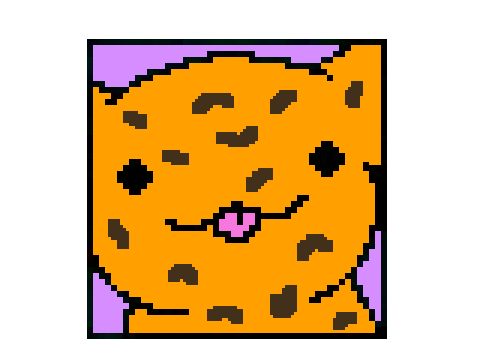 orange leopard licky cat