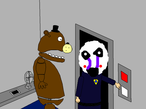 Freddy is behind you. (remix your head in) remix