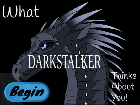 What DARKSTALKER Thinks About You!