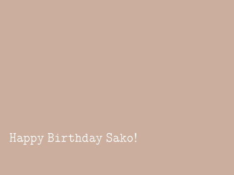 happy birthday @-sako!