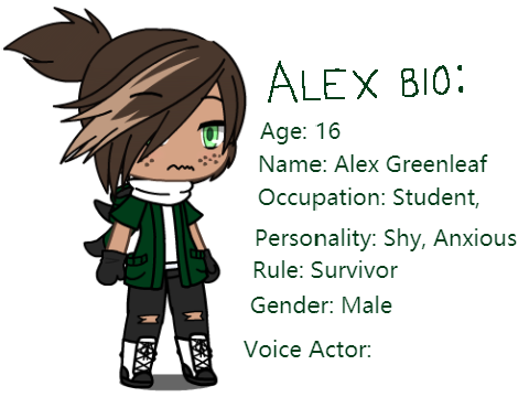 Alex's Biography- Voice Acted GLMS