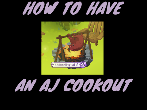 AJ COOKOUT TUTORIAL (No, I don't know)