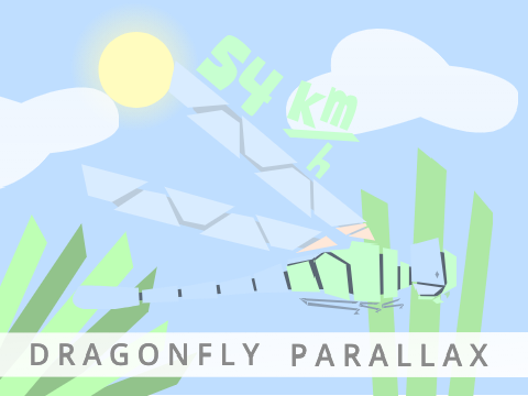 Dragonfly Parallax Art
