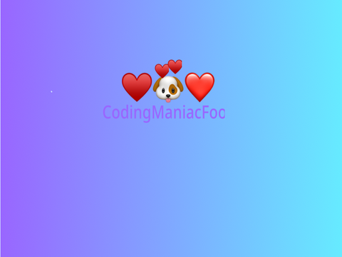 Profile project for CodingManiacFoo 