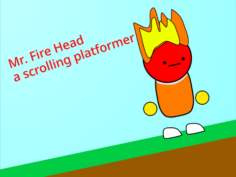 Mr.Fire head (platformer)