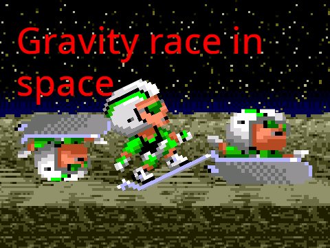 Gravity Race in Space.Mobile friendly(nawet zbyt friendly))