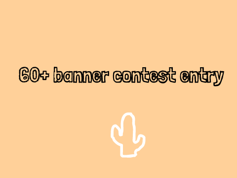60+ Banner Contest entry