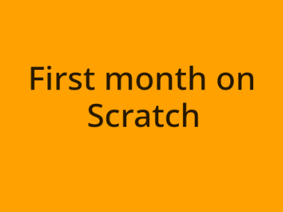 ONE MONTH ANNIVERSARY