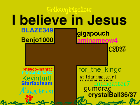 Sign Your Username If You Believe In Jesus remix remix remix